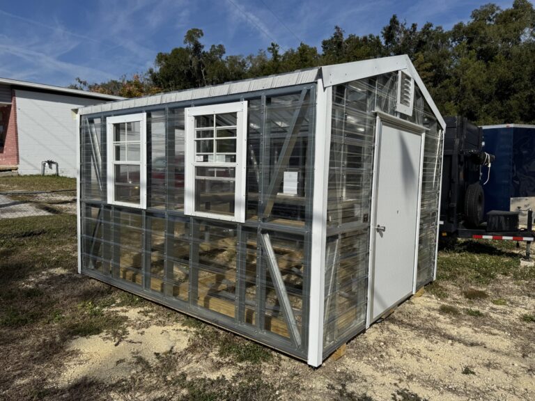 10x12 greenhouse sideview