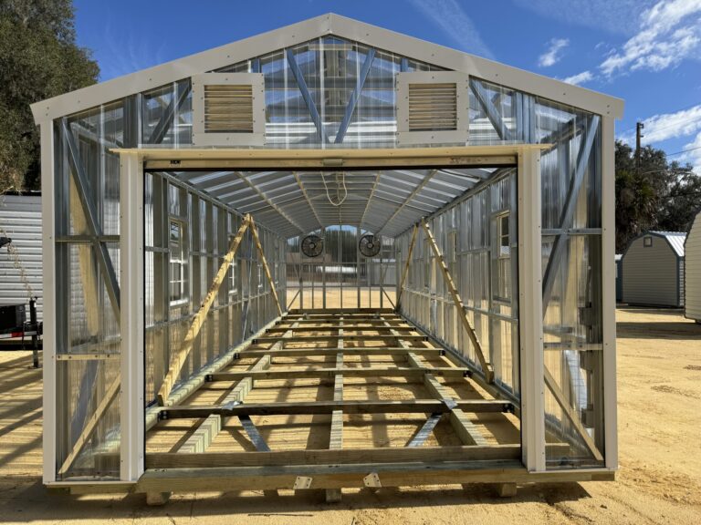 12x40 greenhouse front